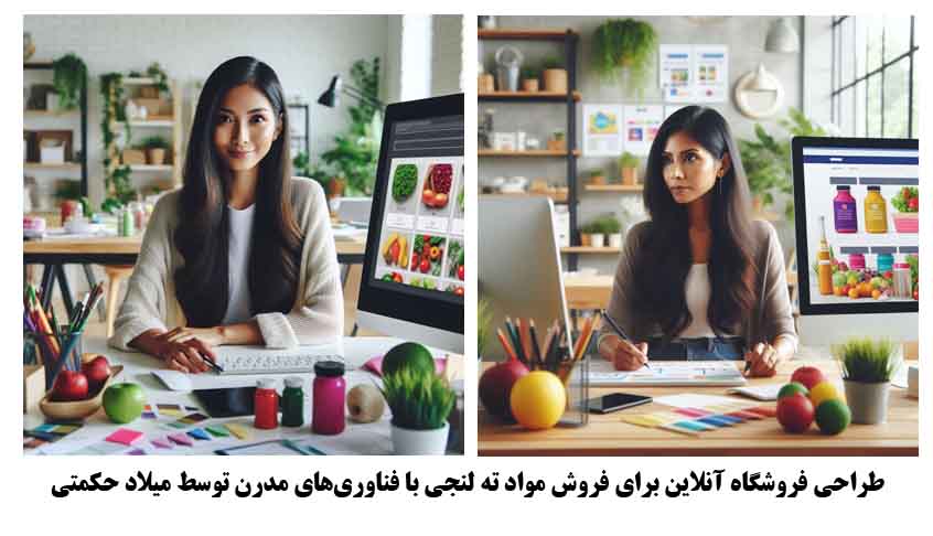 طراحی فروشگاه آنلاین برای فروش مواد ته لنجی با فناوریهای مدرن توسط میلاد حکمتی طراحی فروشگاه آنلاین برای فروش مواد ته لنجی با فناوریهای مدرن توسط میلاد حکمتی